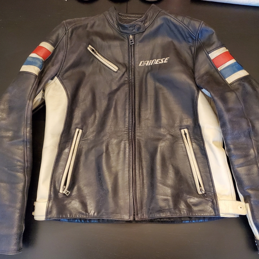 Dainese Women's Lola D1 Leather Motorcycle Jacket XL